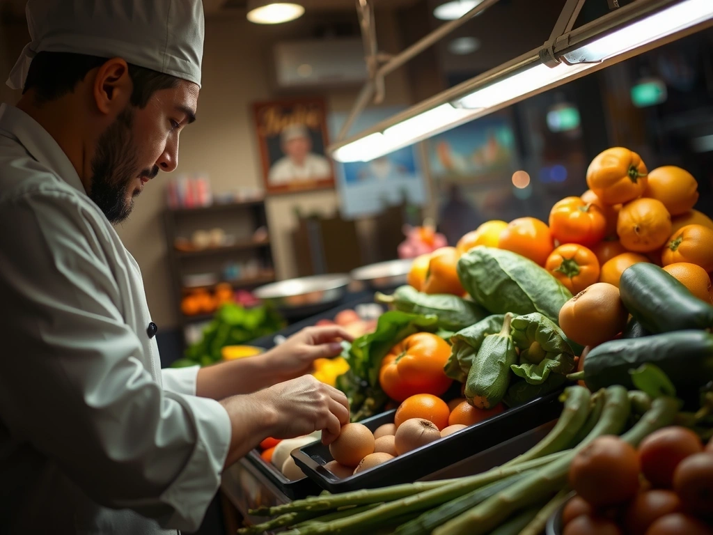 Ingredientes frescos de Barcelona